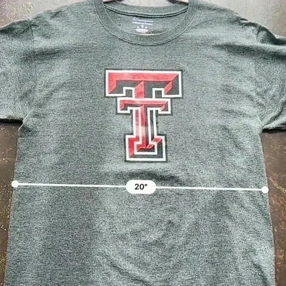 Champion Texas Tech Logo T-Shirt (P7) - Picture 5 of 8